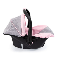 Easy Go cover attached to Neo Vario pram provides shaded doll travel