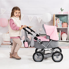 Bayer Trendy pram quick-fold design for easy transport and storage.