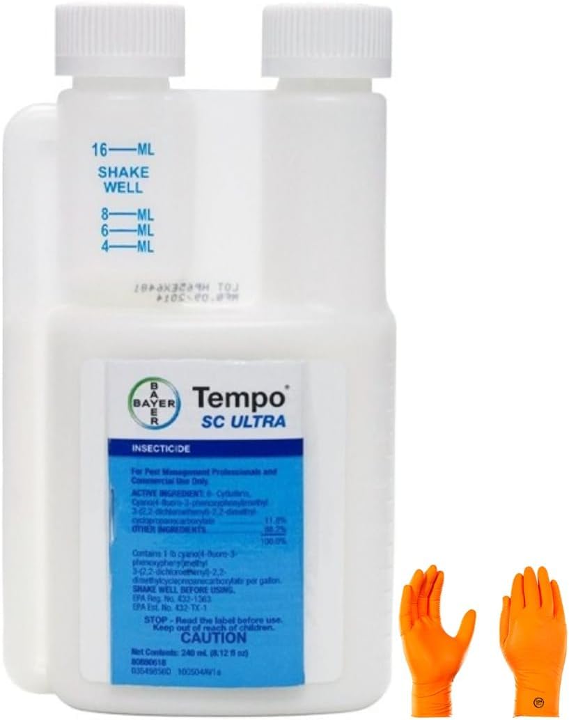 Bayer ENVU Tempo SC Ultra fast knockdown under label directions.