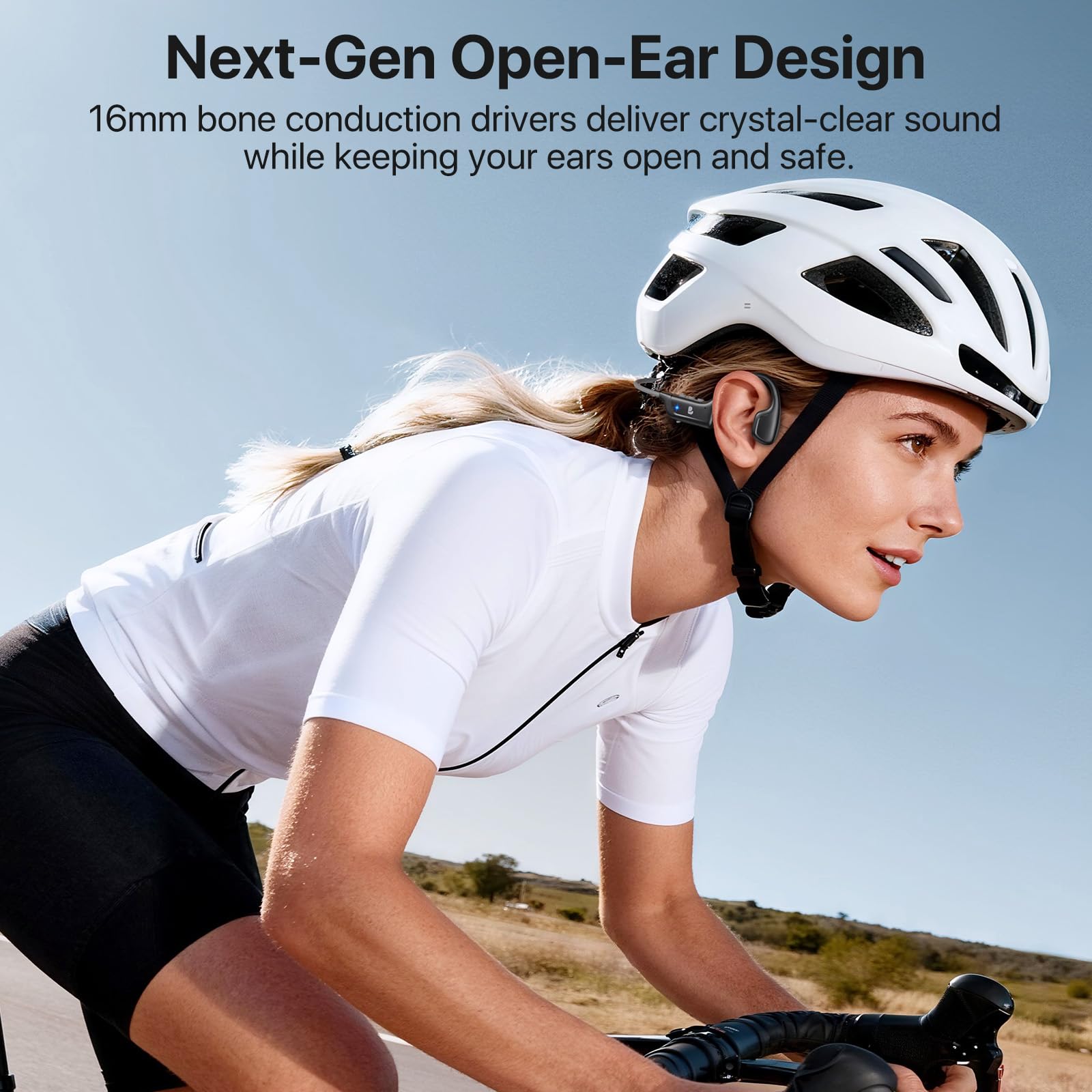 Bayhanc bone conduction 16mm drivers deliver clear highs and mids.