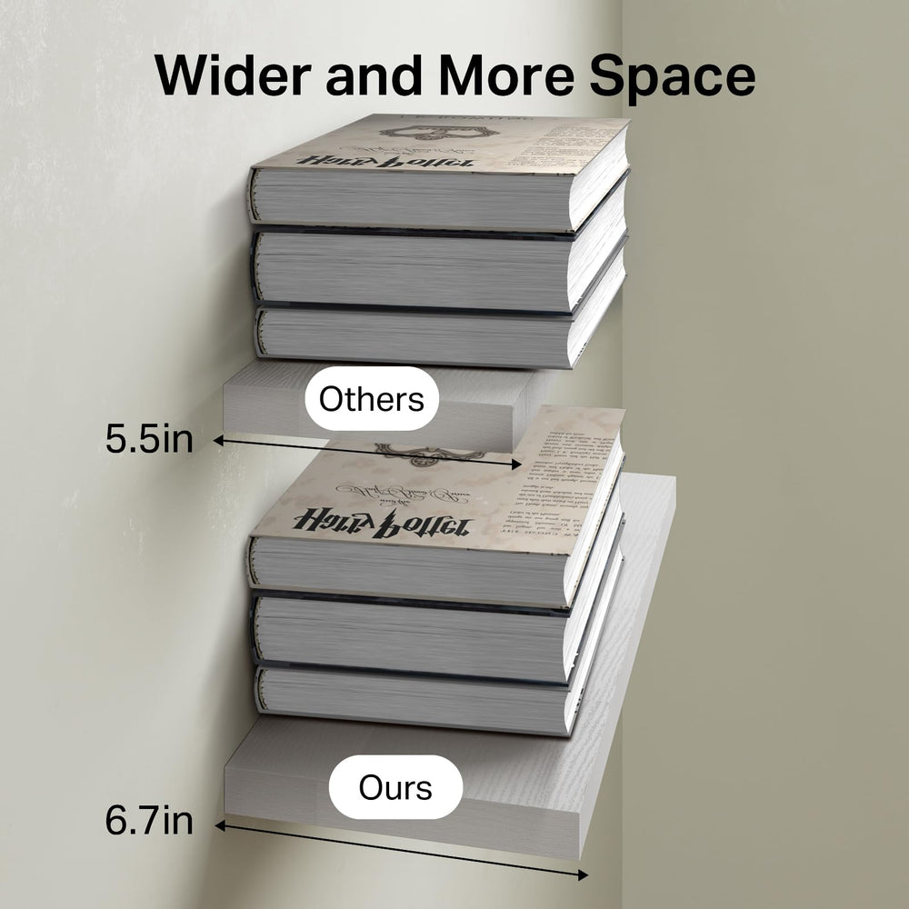 Office organization using BAYKA shelves for documents and decor.