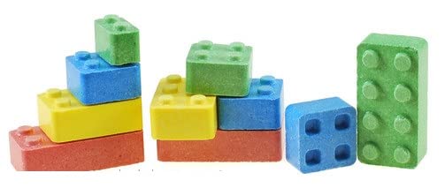 One-pound Bayside Candy Candy Blocks bag ready for parties and everyday treats.