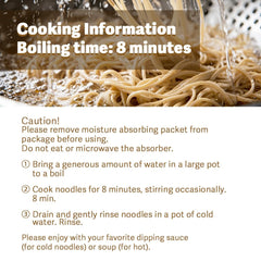 BAYU STORE cooked soba in a steaming bowl ready to serve.