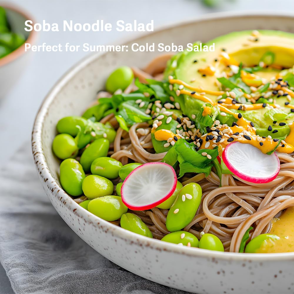 BAYU STORE soba in broth for a warming hot dish.