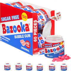 Bazooka Sugar-Free Easter Bubble Gum 60-count cup for easy Easter baskets.