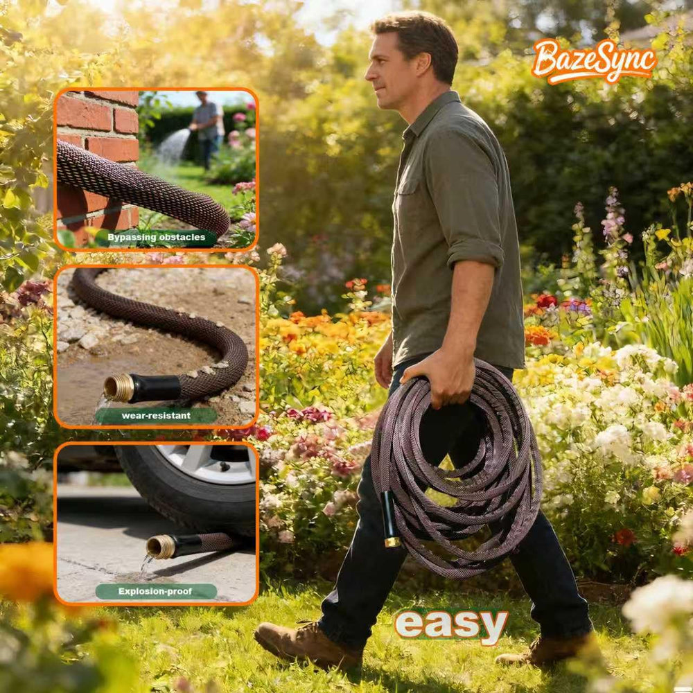 BazeSync rust-proof aluminum connectors with gasket ensure a tight, leak-free connection.