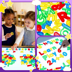 Bbiamsleep transparent letters and numbers mix with colors for engaging spelling activities