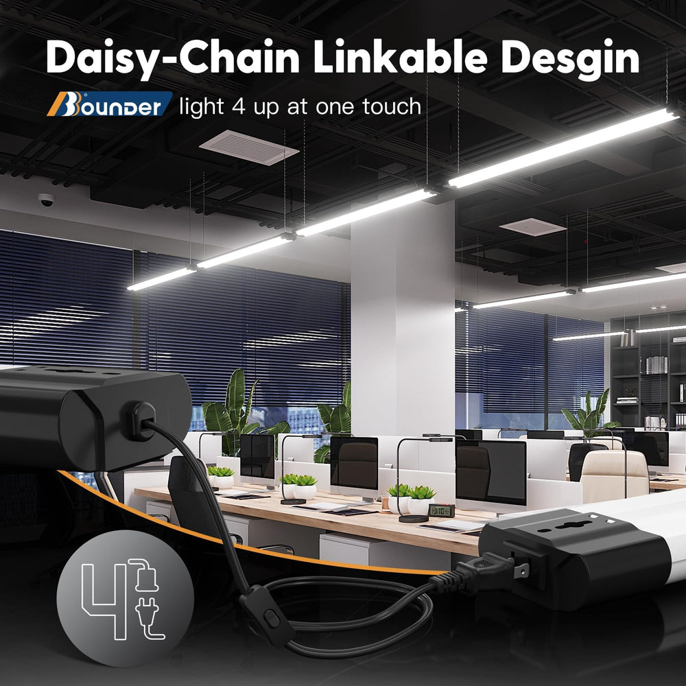 BBOUNDER 6500K cool daylight creates clear, detailed task lighting
