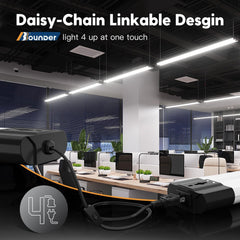 BBOUNDER 6500K cool daylight creates clear, detailed task lighting