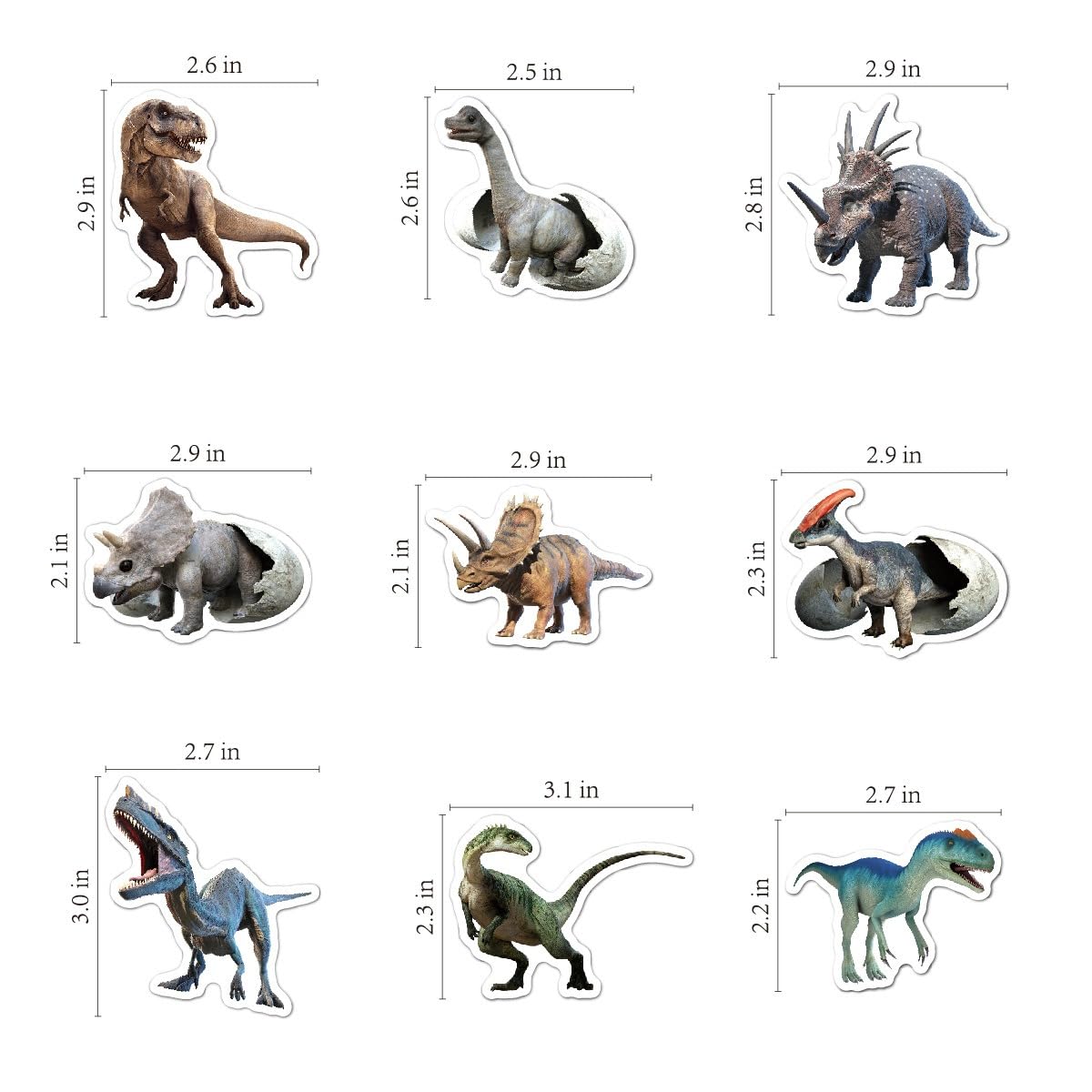BBPOOL Jurassic dinosaur stickers on notebook inspire colorful school projects