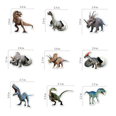 BBPOOL Jurassic dinosaur stickers on notebook inspire colorful school projects