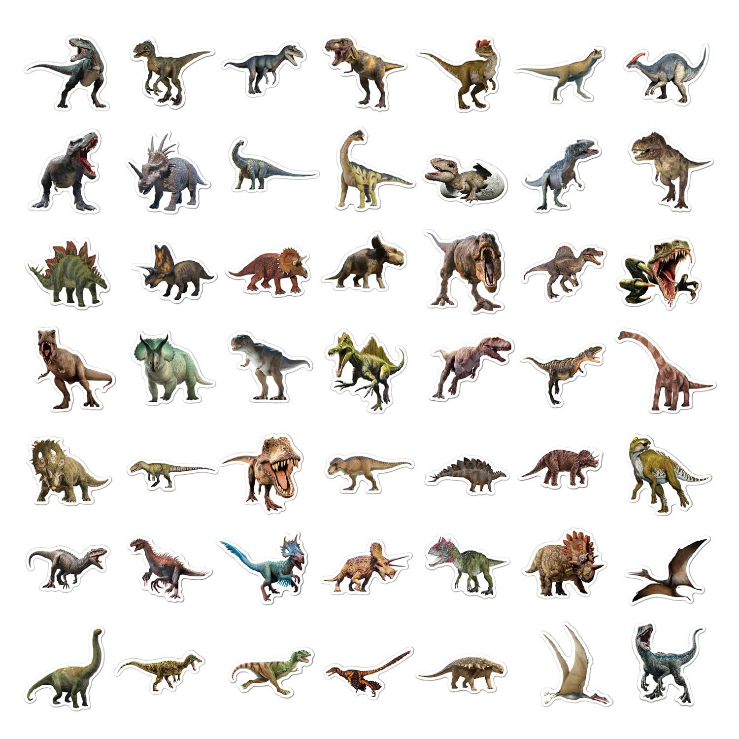 BBPOOL Jurassic dinosaur stickers on skateboard express style and personality