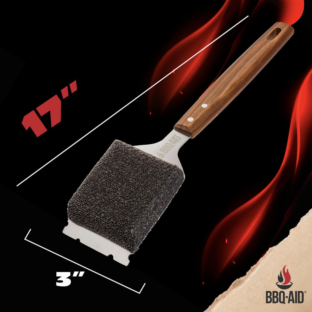 BBQ-AID ester-polyurethane blend with stainless steel components.