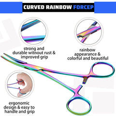 BBTO curved hemostat pliers offering access in tight spaces.