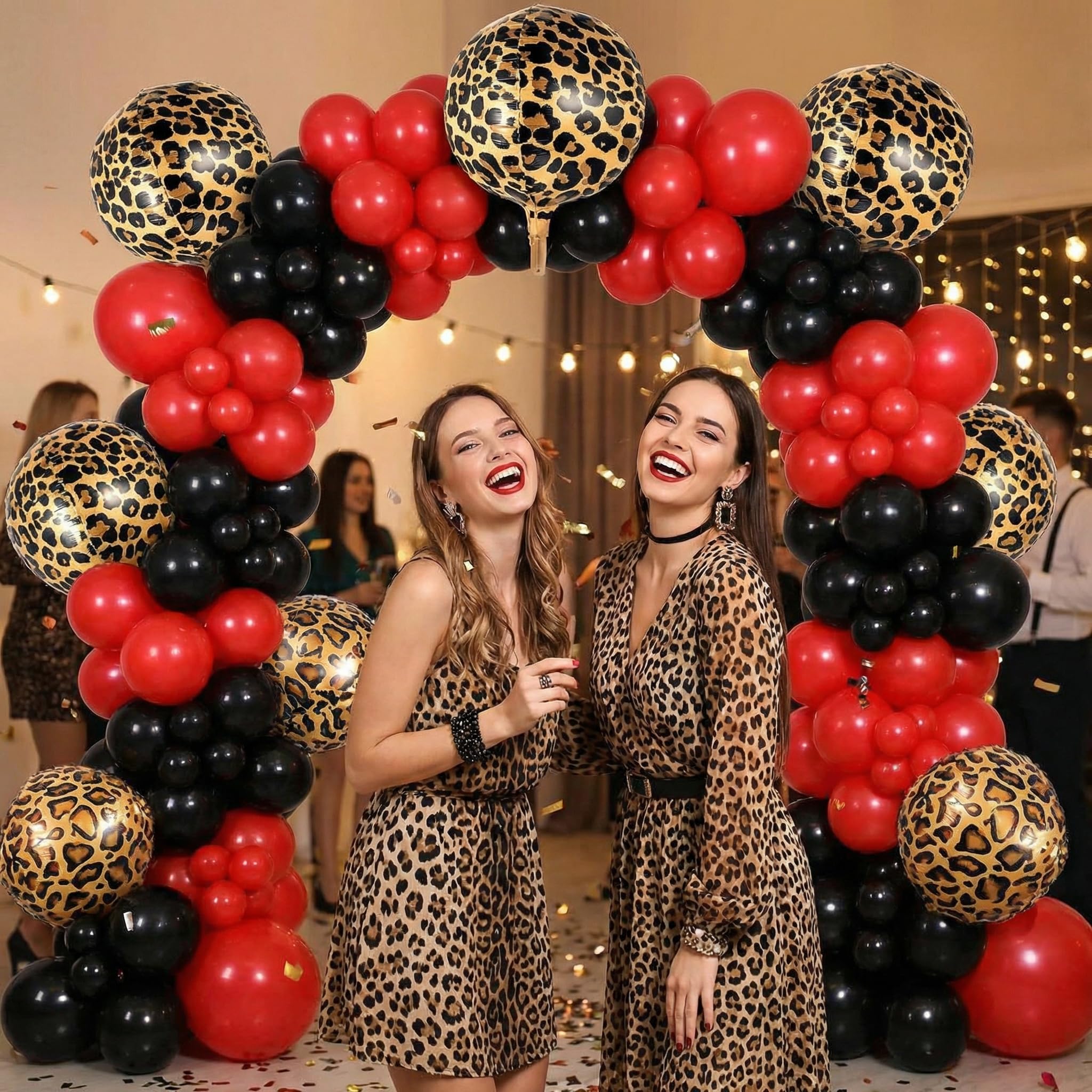 BBTO large safari-themed foil balloons 22 inch ideal for a centerpiece decor.