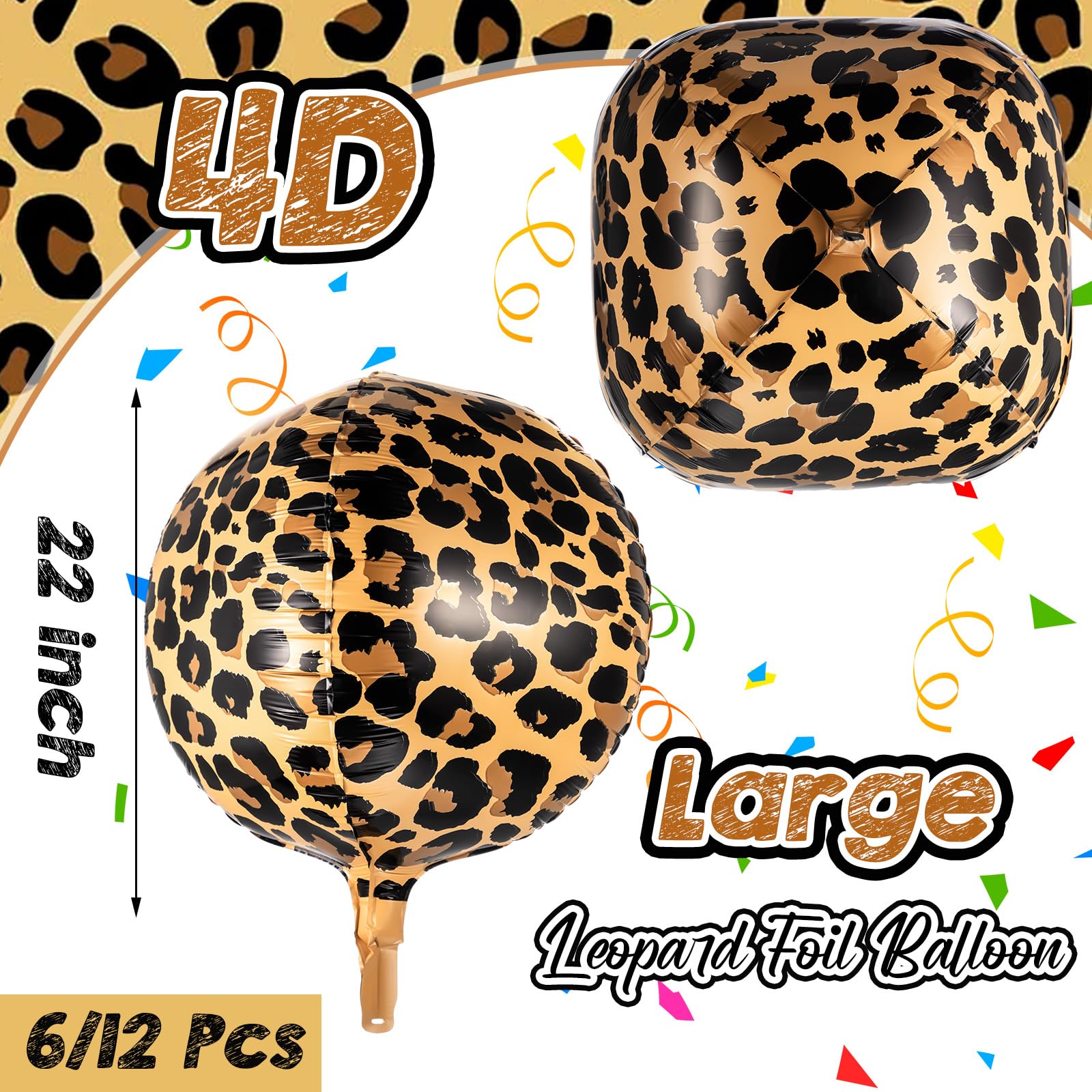 BBTO safari-adventure foil balloons 22 inch perfect for jungle-themed parties.
