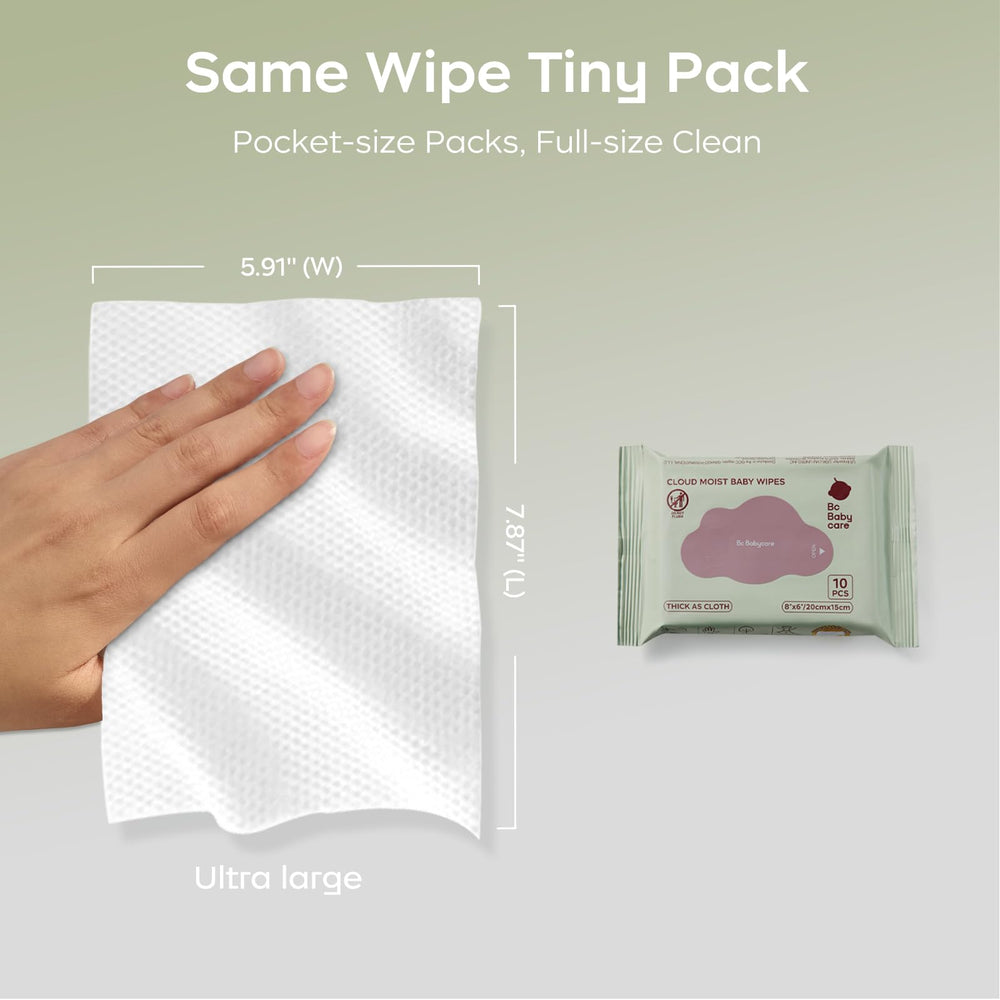 Bc Babycare unscented wipes, gentle option for sensitive skin and noses.