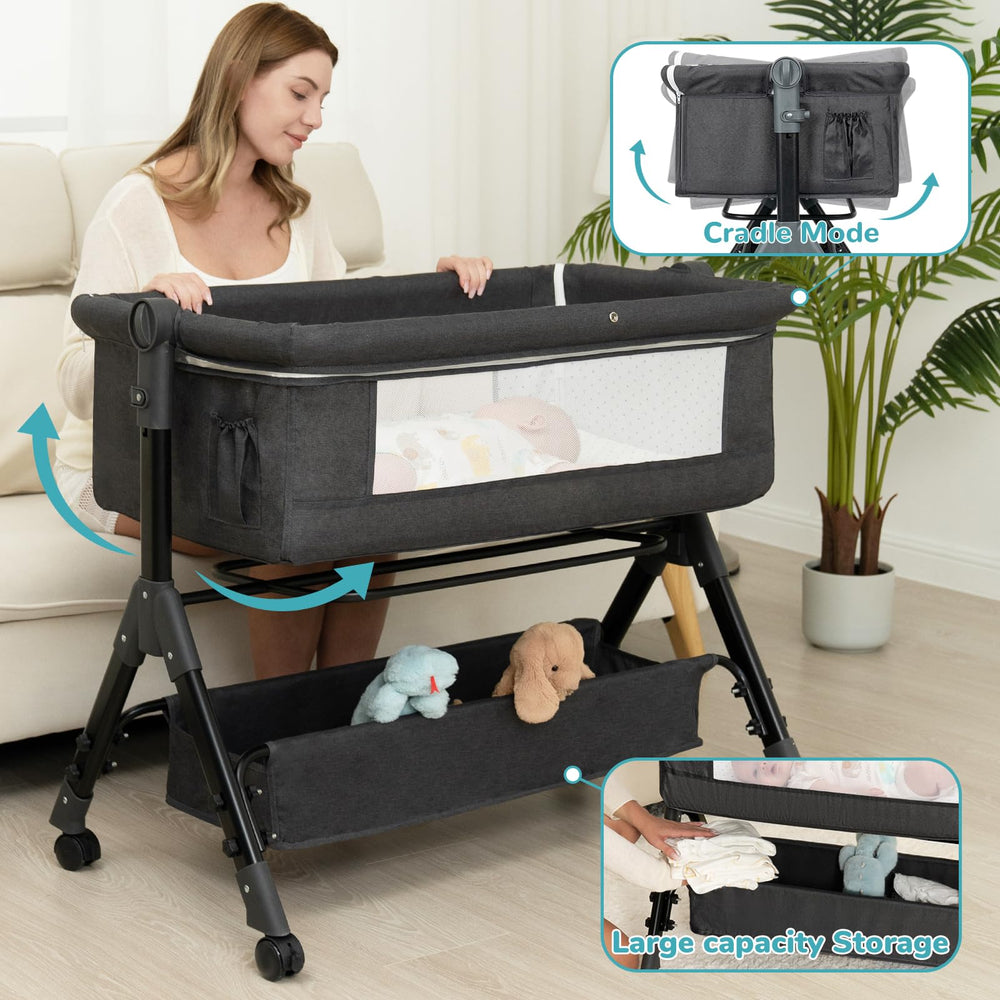 BCOL Bassinet with mosquito net to protect during nap time
