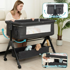 BCOL Bassinet with mosquito net to protect during nap time