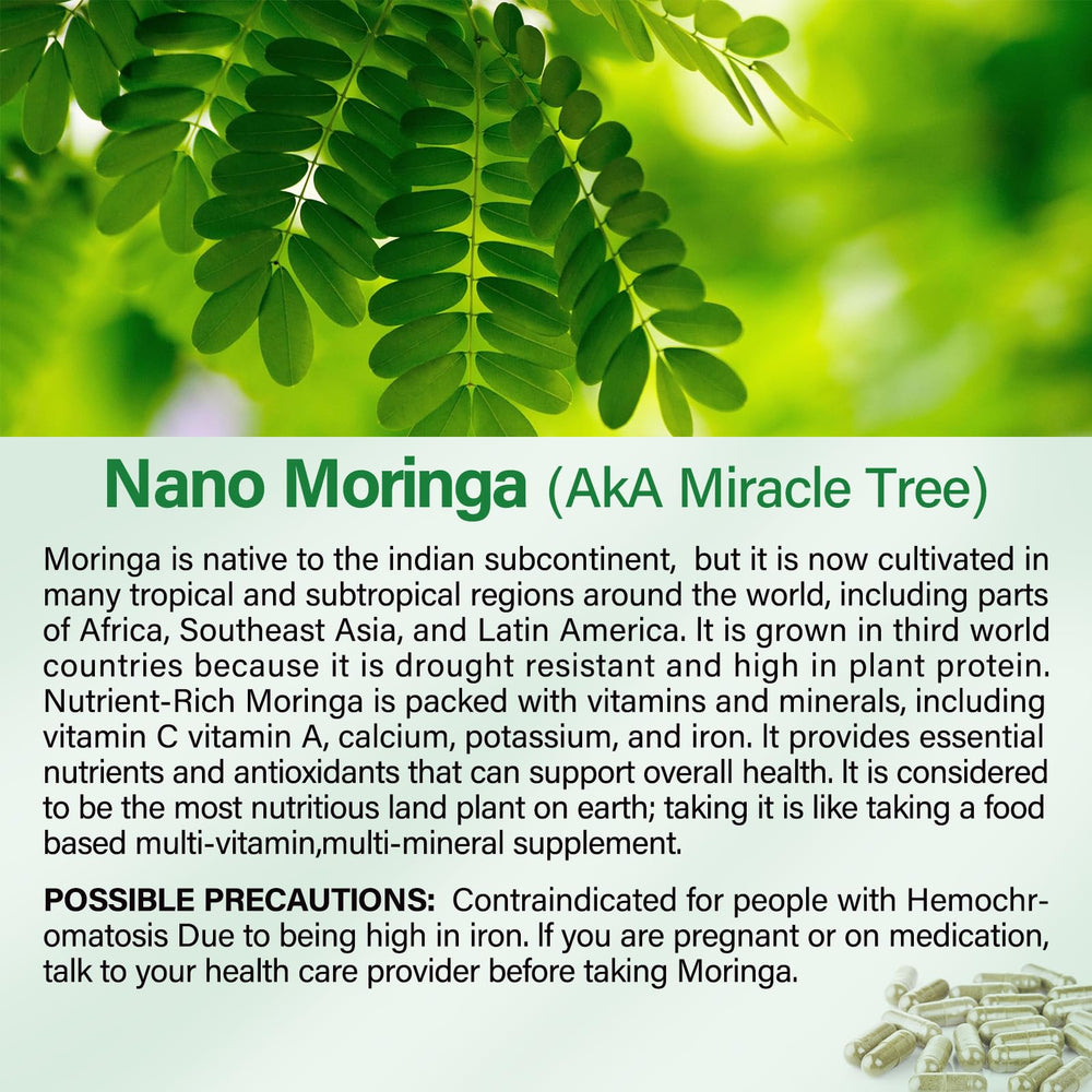 Bcuelov Moringa capsules closeup reveals smooth green-coated tablets.