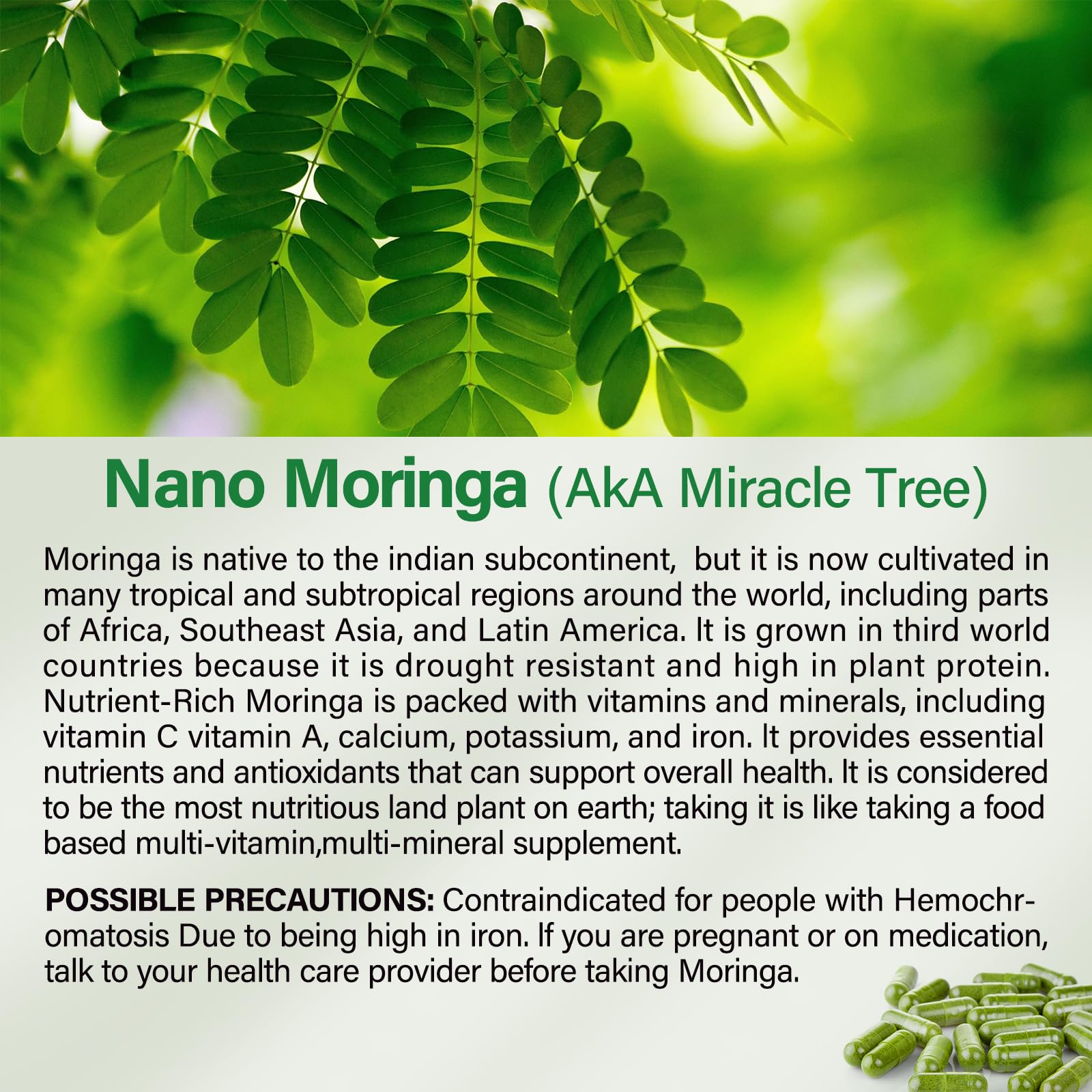 Bcuelov Moringa Capsules packaging ready for daily energy-boost routine