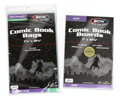 BCW Silver Age bags closeup with resealable closure for secure access.