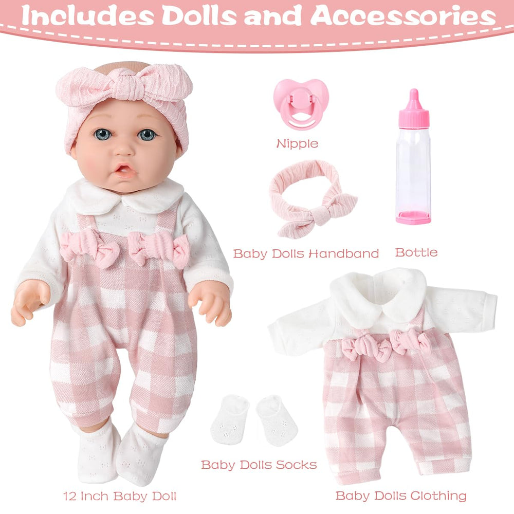 BDDOLL bottle and pacifier accessories support nurturing role-play and feeding practice.