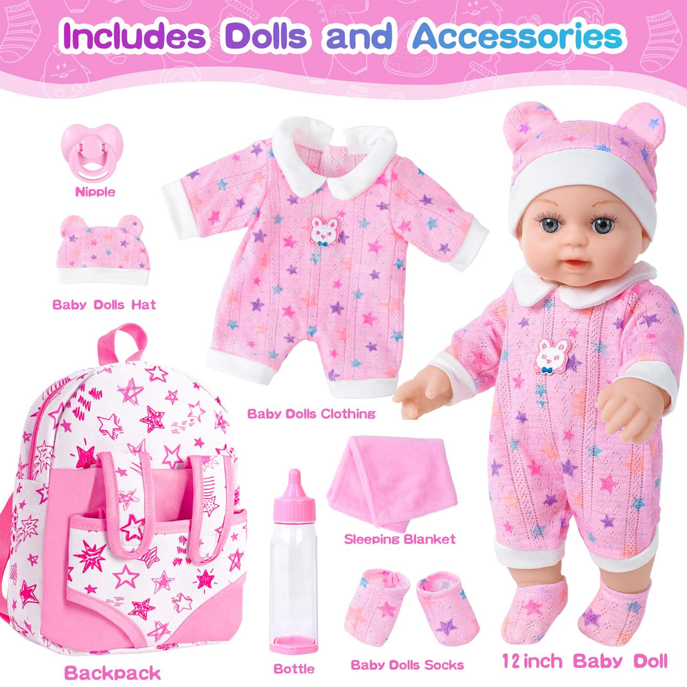BDDOLL clothes and accessories pack enhances pretend dressing