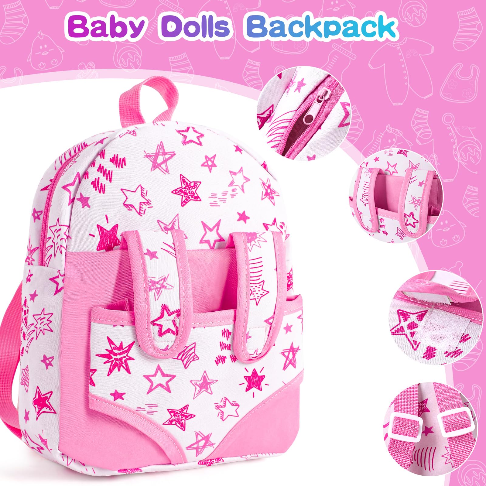 BDDOLL doll wearing hats and socks for complete outfit play