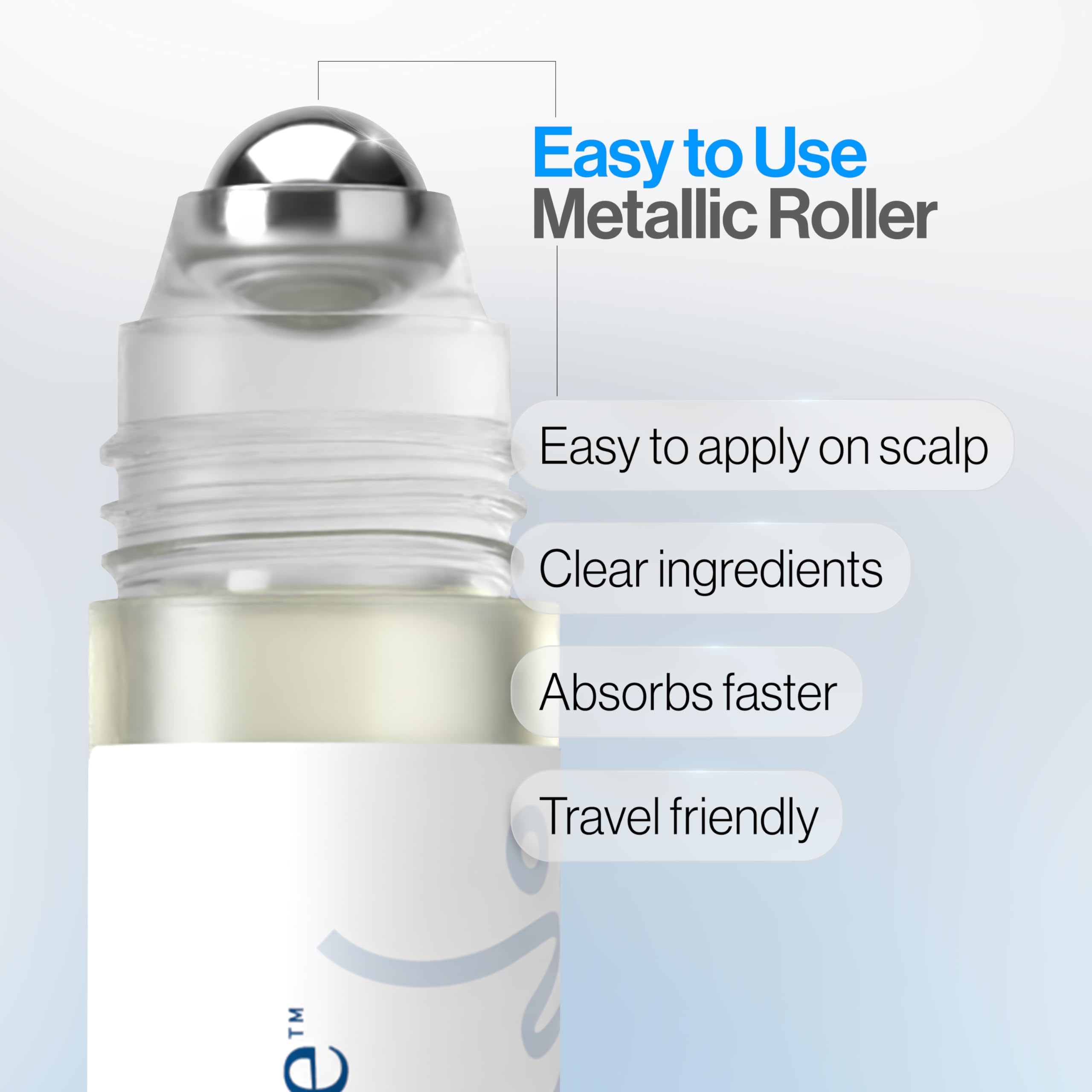 Be Bodywise Advanced Hair Density Roll-On Serum caffeine Herbasome energizes roots.