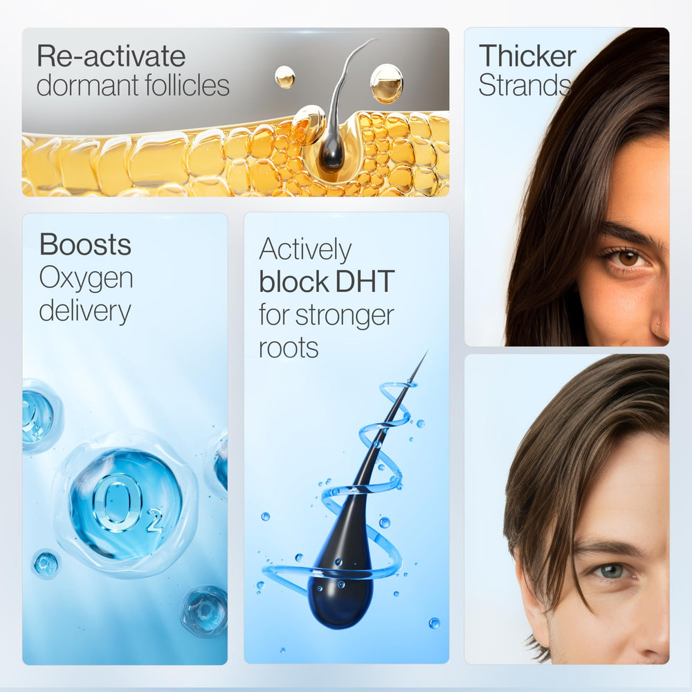 Be Bodywise Advanced Hair Density Roll-On Serum rosemary infusion supports scalp.