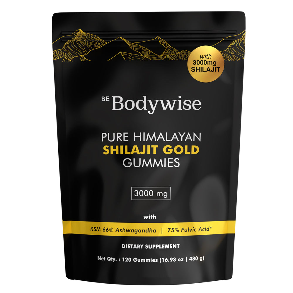 Be Bodywise Pure Himalayan Shilajit Gummies Gold Pack energize on the go