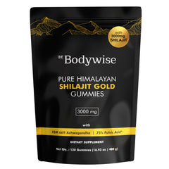 Be Bodywise Pure Himalayan Shilajit Gummies Gold Pack energize on the go