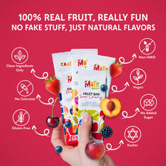 Be MY Mate blackberry flavor bar, gluten-free and vegan fruit snack.