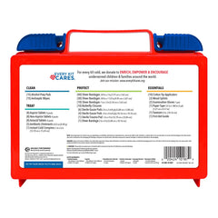 Be Smart Get Prepared durable high-density case protects contents in travel and storage.
