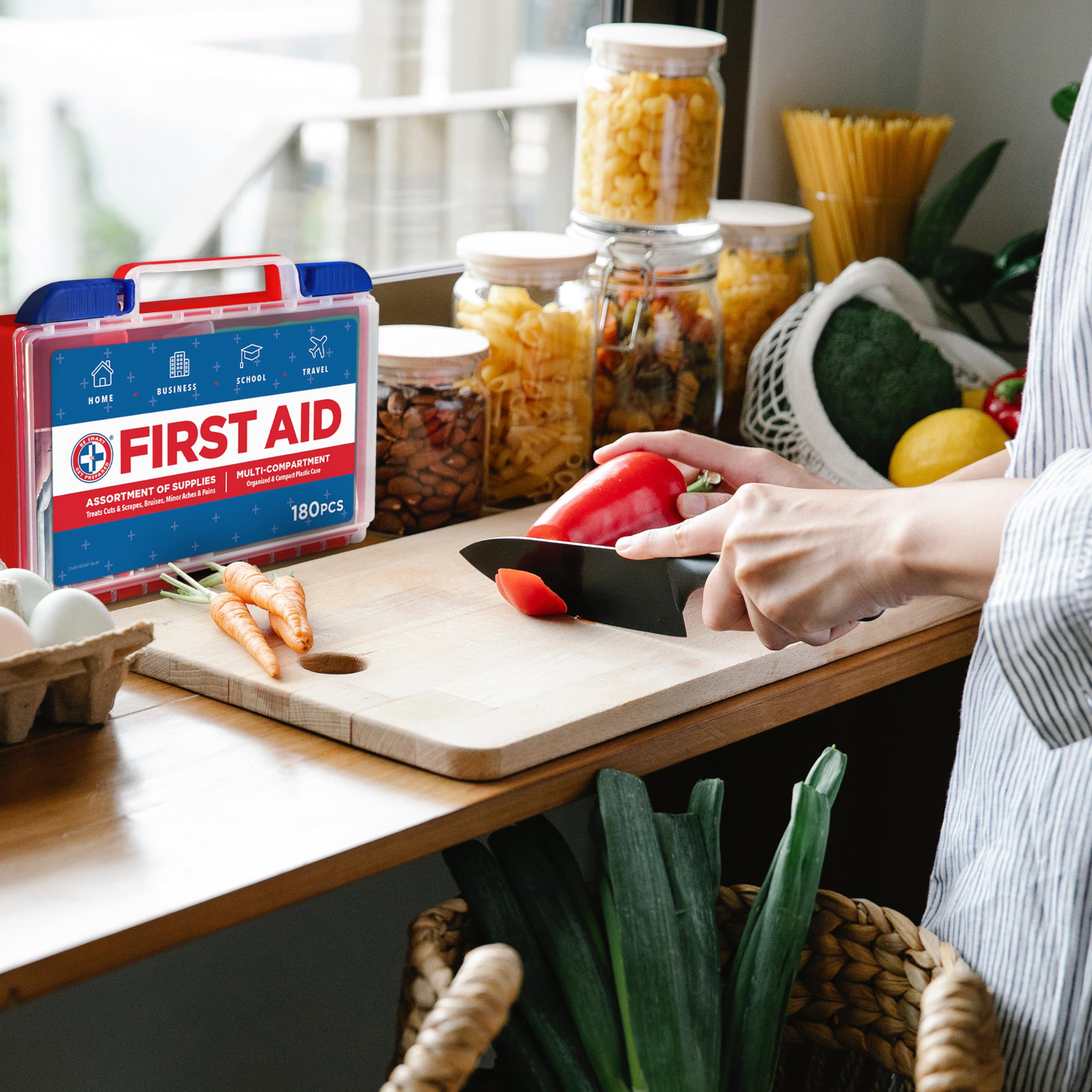 Be Smart Get Prepared cold compress and pain relief packs ease discomfort on the go.