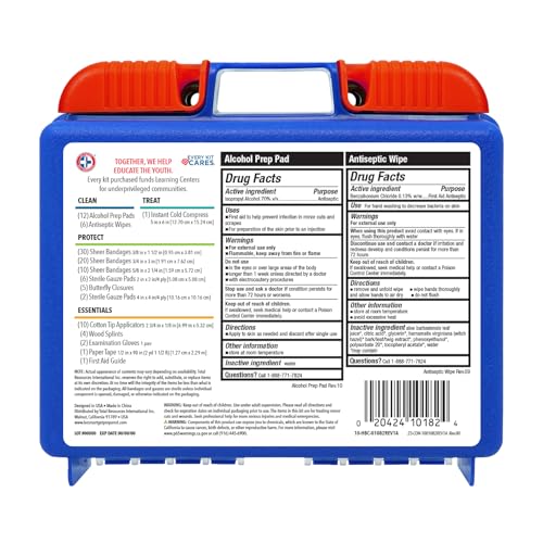Be Smart Get Prepared compact case is portable and easy to store