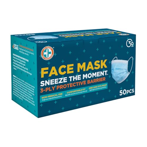 Be Smart Get Prepared face mask with adjustable nose bridge for secure fit.