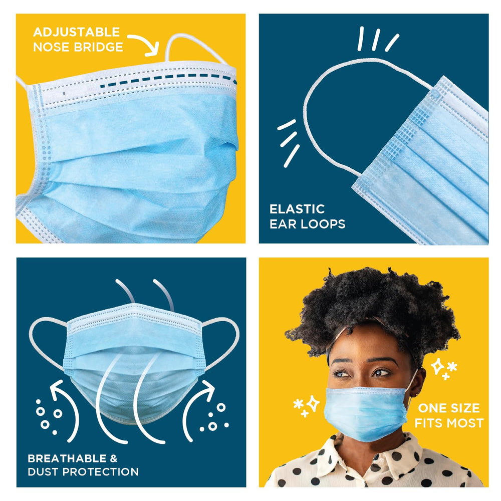 Be Smart Get Prepared face mask protects against dust and pollution.