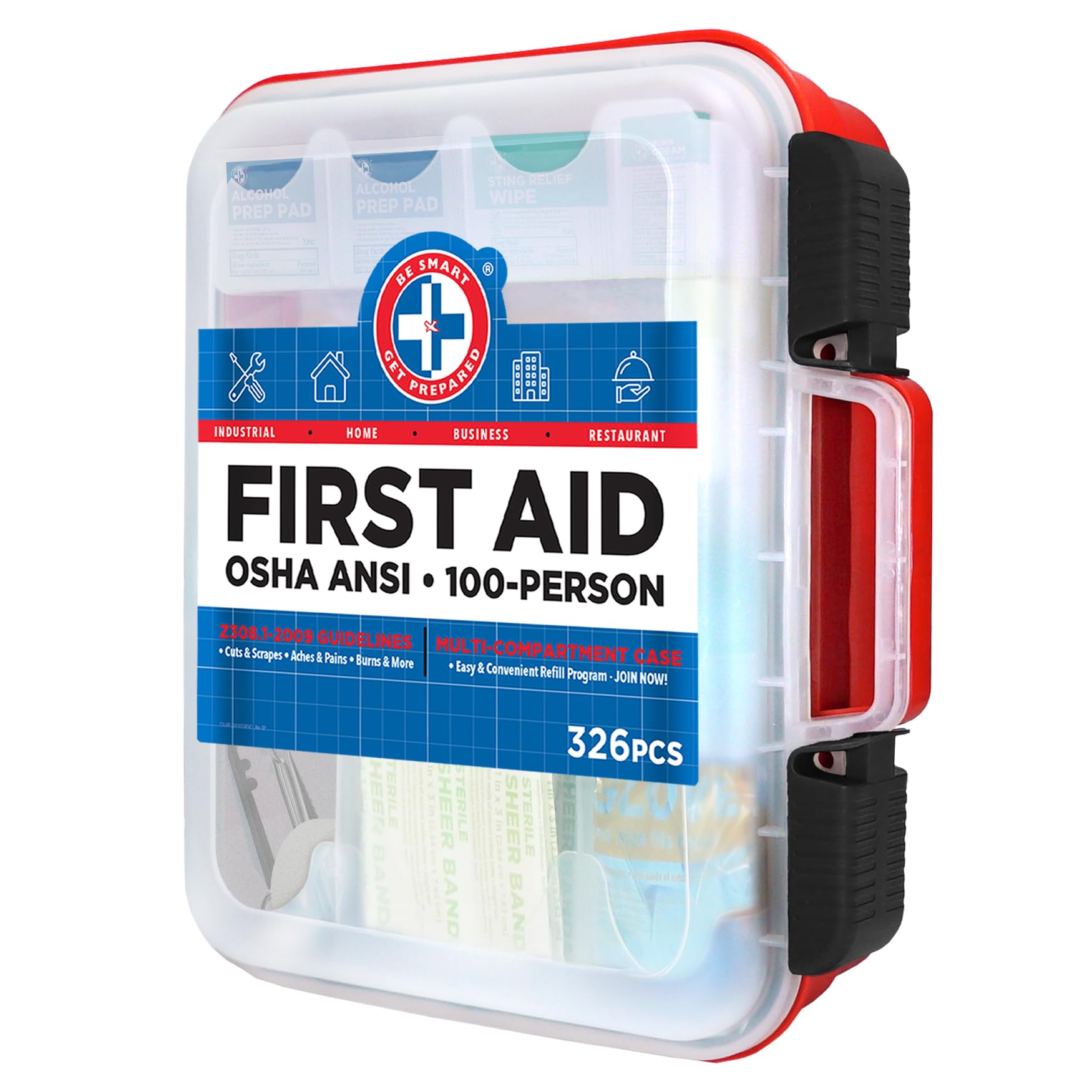 Be Smart Get Prepared tools like tweezers and scissors help manage small injuries confidently.