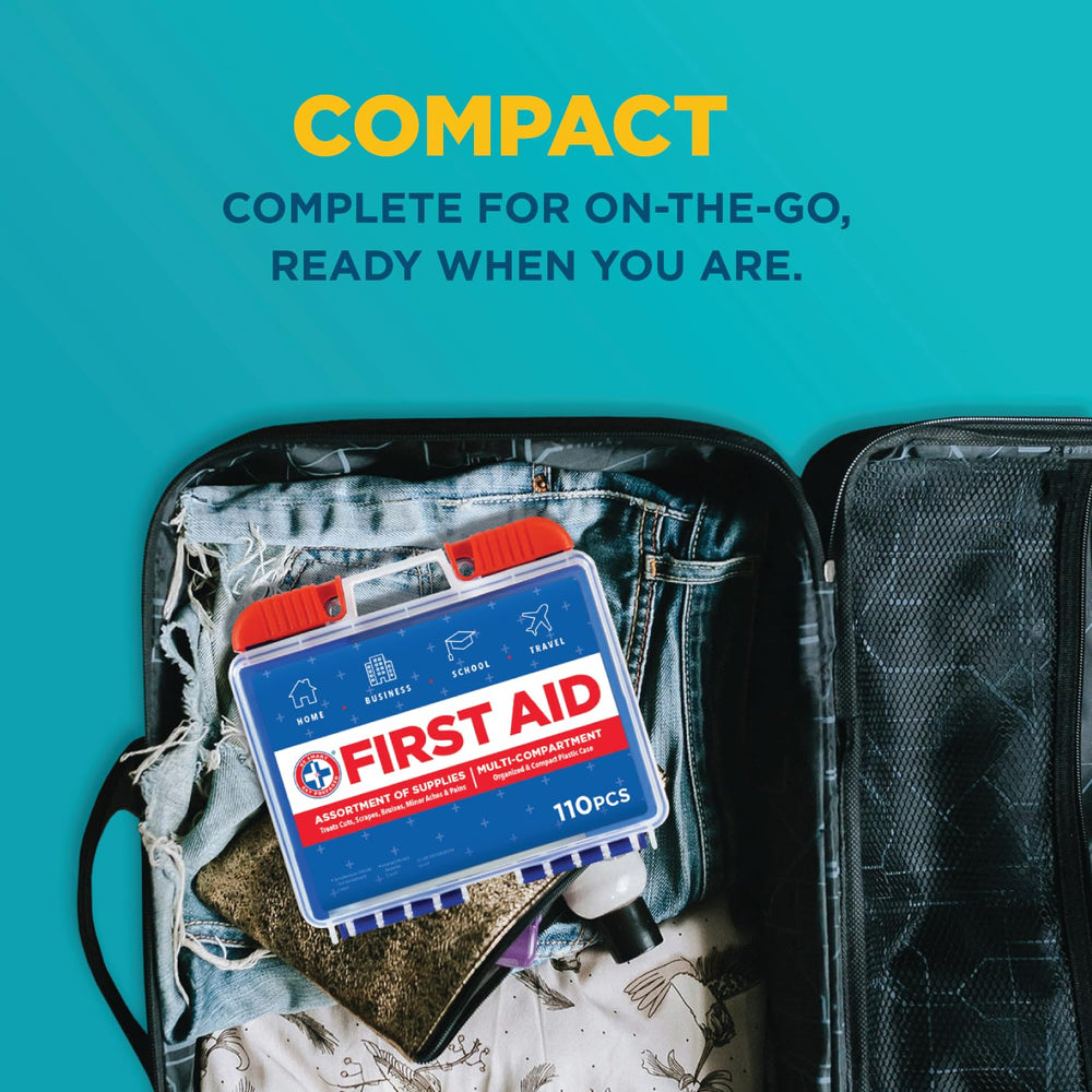 Be Smart Get Prepared gauze pads and cotton swabs for wound care