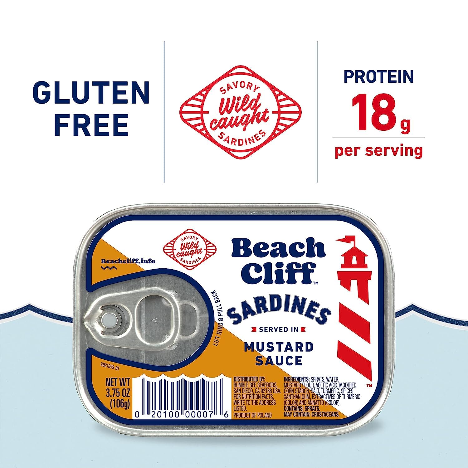 Beach Cliff sardines paired with pasta for a quick, flavorful meal.