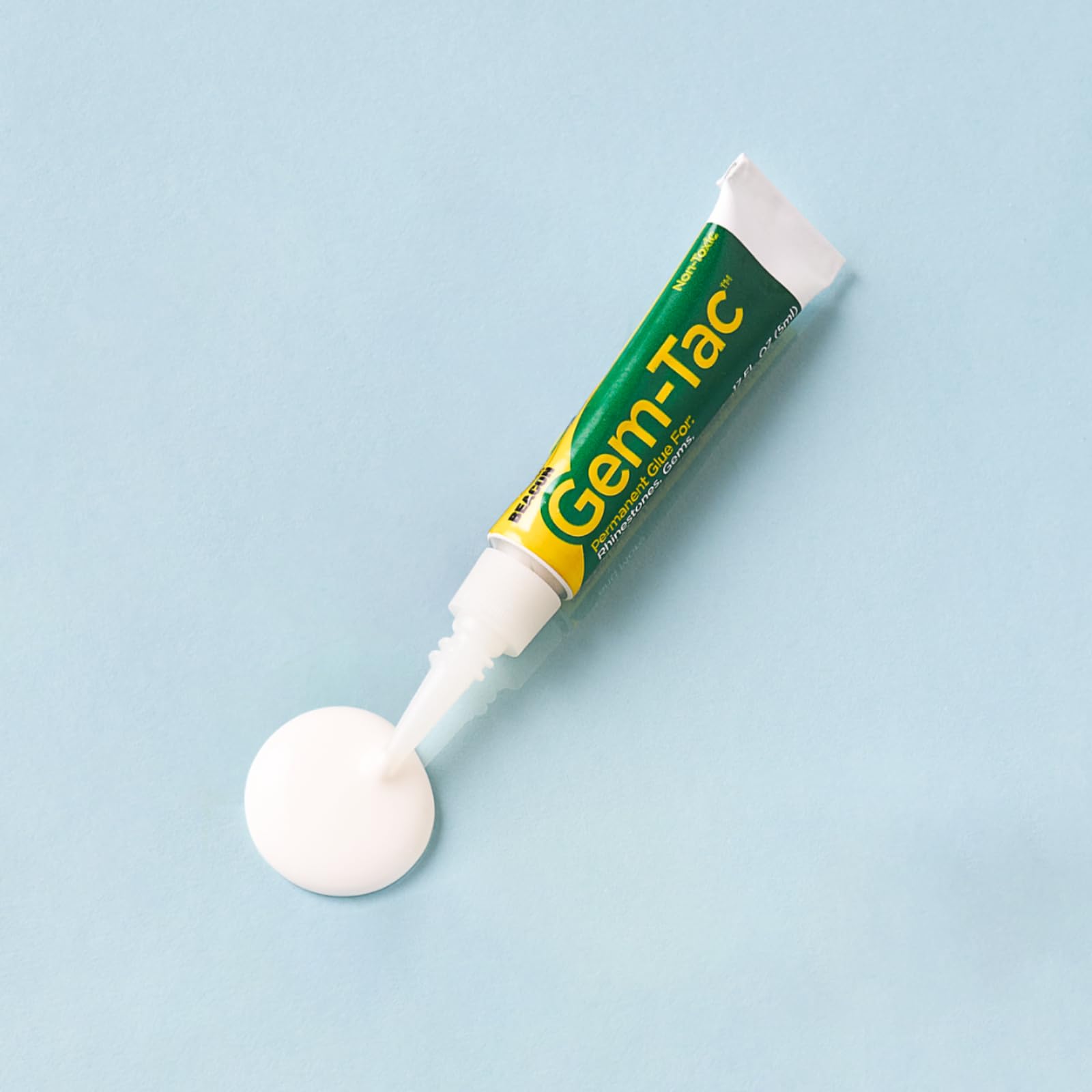 Beacon Gem-Tac washable when wet for easy cleanup during crafting.