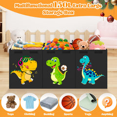 Beadsky toy box with soft edges enhances safe, kid-friendly use.
