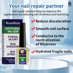 BeamBalm liquid drops deliver precise, mess-free application on nails.
