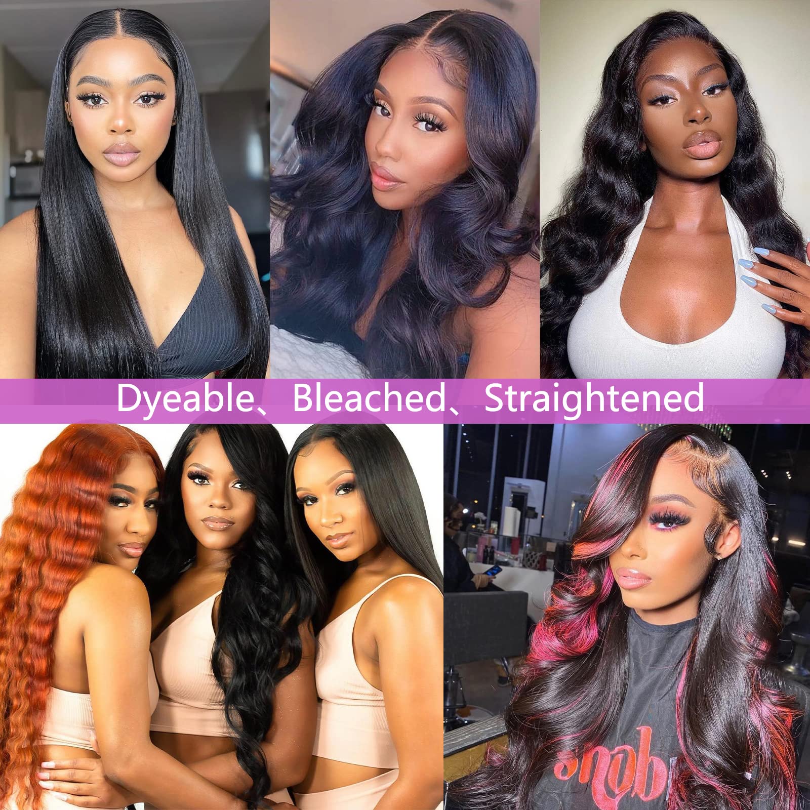 Beanatasha dyeable hair ready for color or styling.