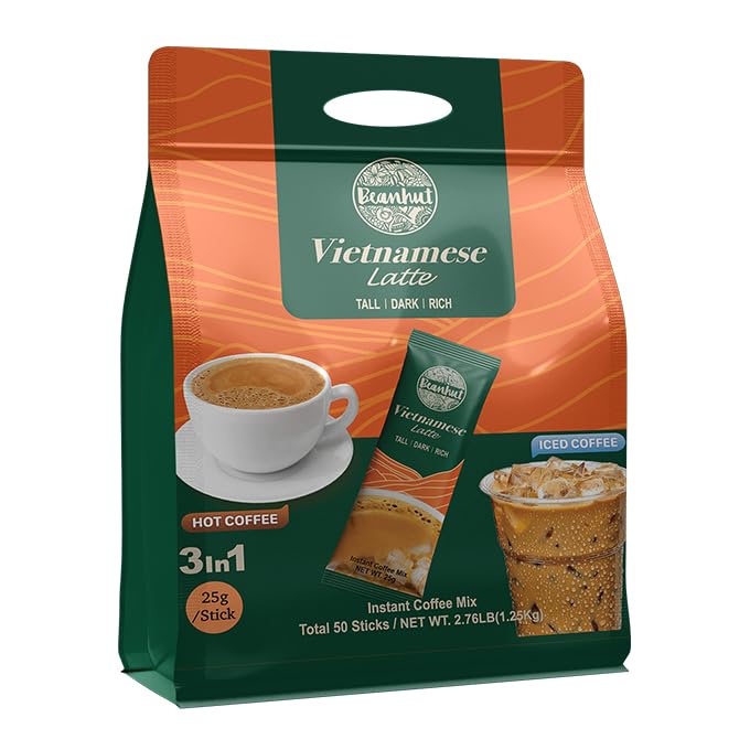 Beanhut Vietnamese Latte 3-in-1 packet for quick, convenient mornings.