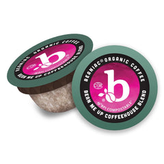 Beaniac Bean Me Up aroma wafts from a steaming cup, signaling a rich experience.