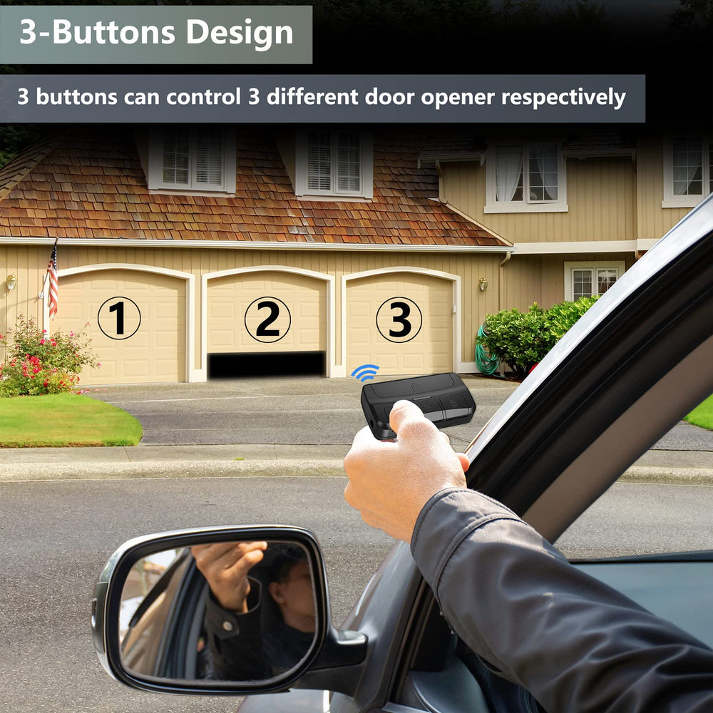 BeanKOneal remote clipped to car sun visor