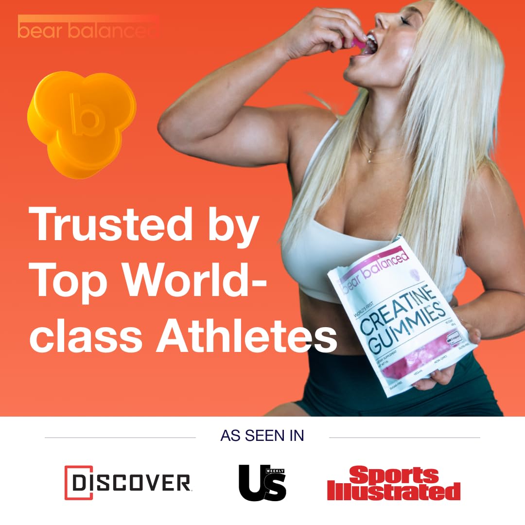 Bear Balanced Creatine Gummies vegan and sugar-free option